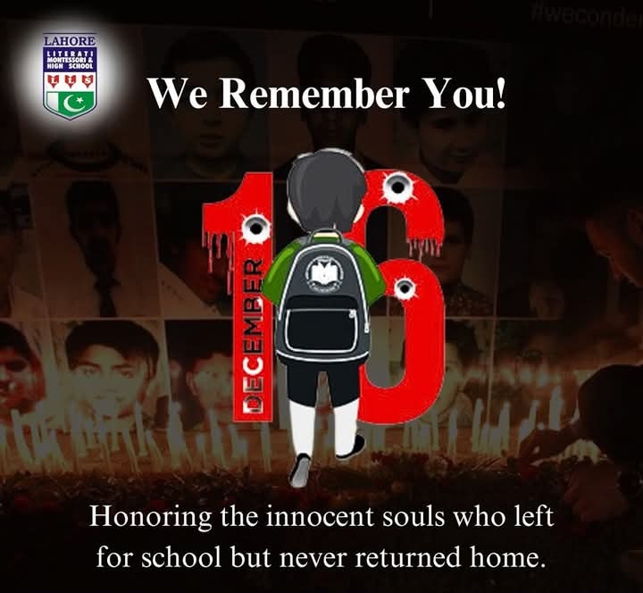 Mingalntd's tweet photo. On December 16, 2014, a horrific terrorist attack occurred at the Army Public School in Peshawar, Pakistan. 149 innocent lives were lost, including 132 children. #APSAttack #NeverForget https://t.co/TZOvkZAbb9