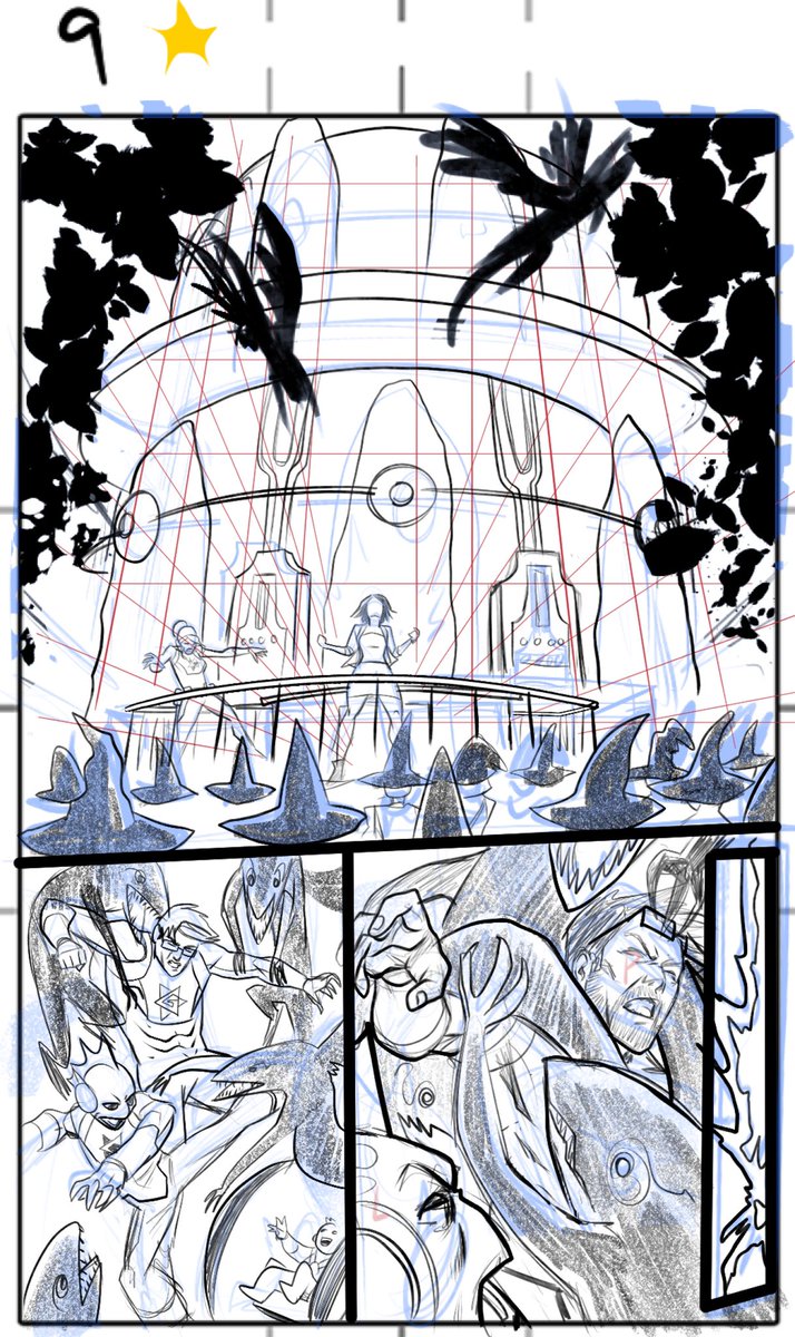 Finishing this The Family Graves page is what is on the docket for today and I’m excited! 

#makingcomics #comicart