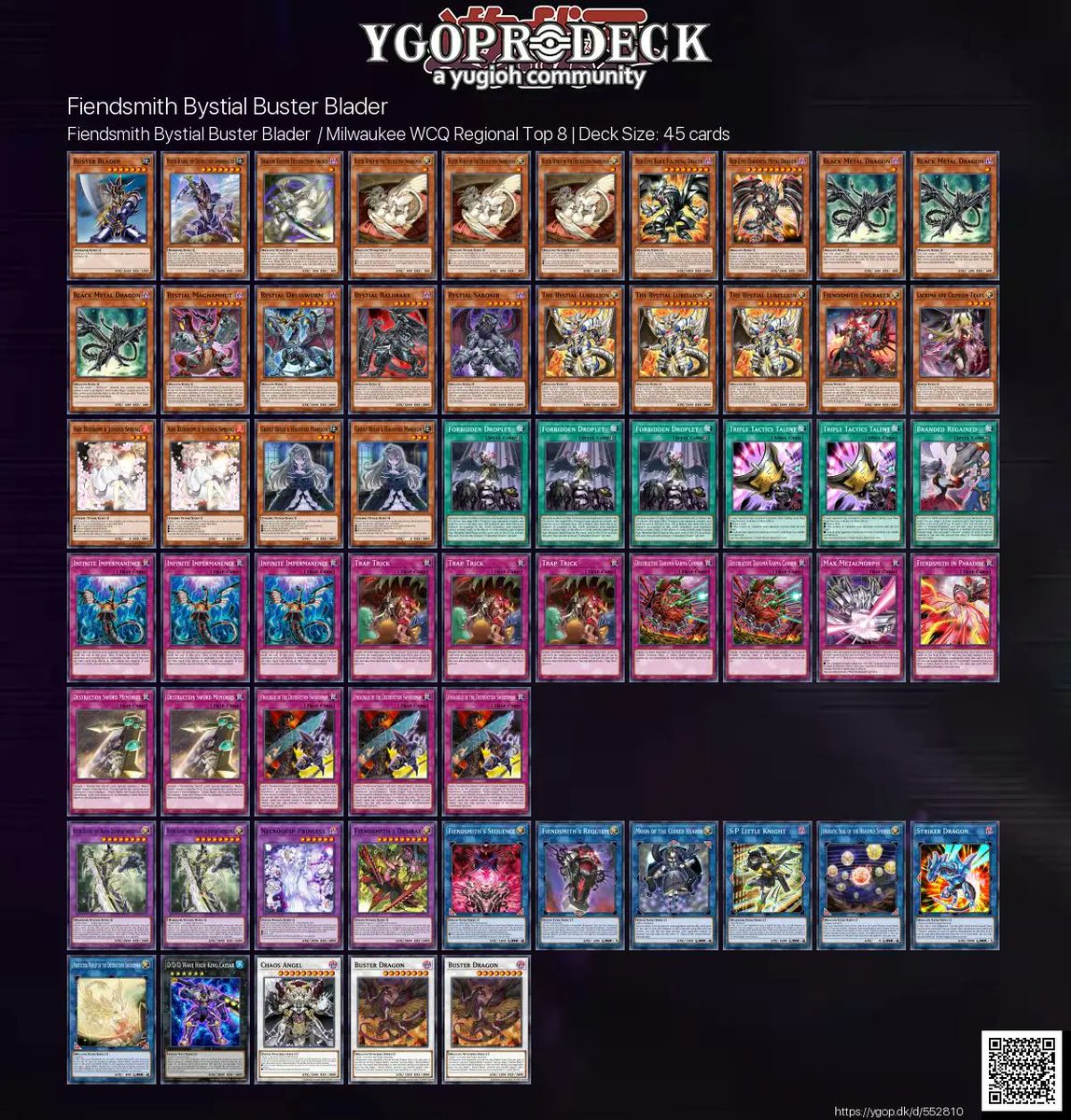 Fiendsmith Bystial Buster Blader / Milwaukee WCQ Regional Top 8 https://t.co/YoFrlThNlF #yugioh #yugiohtcg Fiendsmith Bystial Buster Blader / Milwaukee WCQ Regional Top 8 https://t.co/YoFrlThNlF #yugioh #yugiohtcg