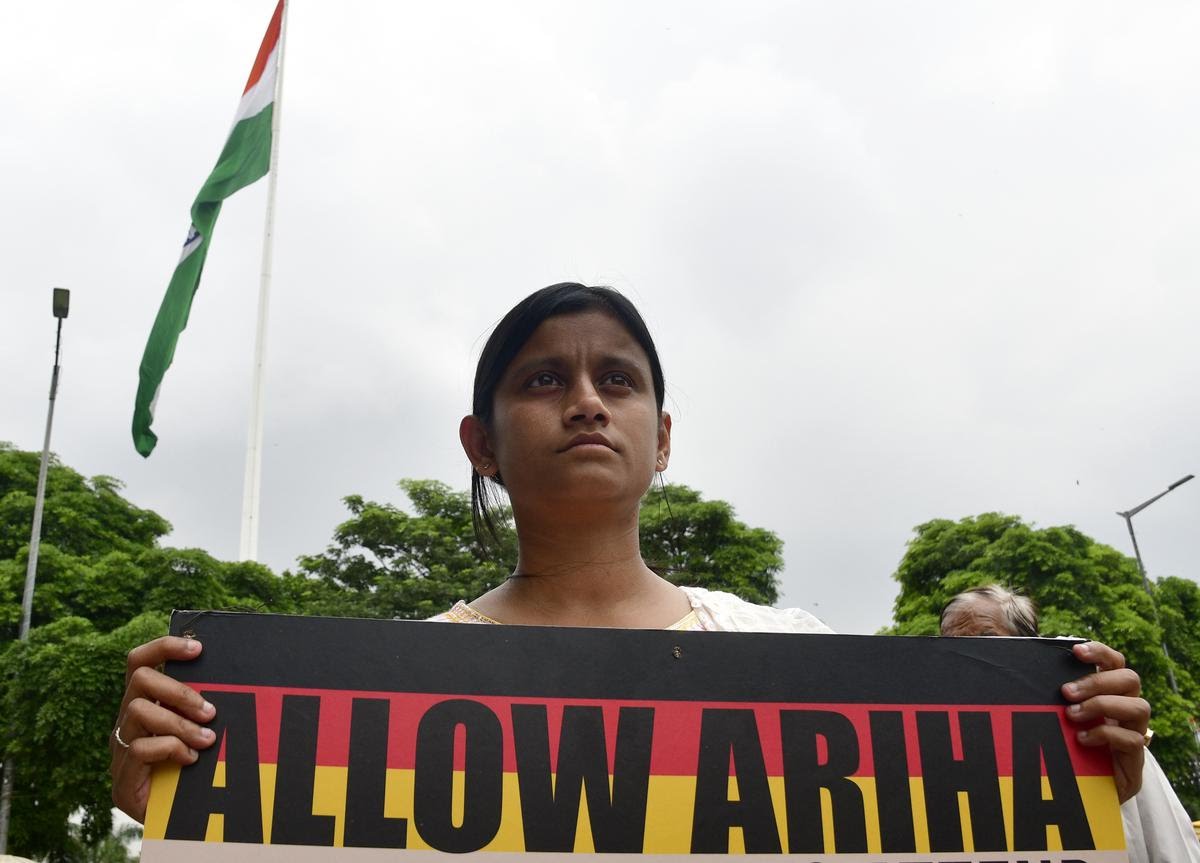 TanviSolanki_'s tweet photo. @bhushanvshah @narendramodi @PMOIndia @AmitShahOffice @MEAIndia @DrSJaishankar @AmitShah Dear government
Please Save Ariha Shah🙏🏻.
When will you bring back Arihant. It's been 3+ years.. she's living like a German in foster care in spite of being an Indian citizen.
Why is the Government not at all serious about this ??
#BringBackAriha #RepatriateAriha #SaveAriha https://t.co/s5iqA0iYcw