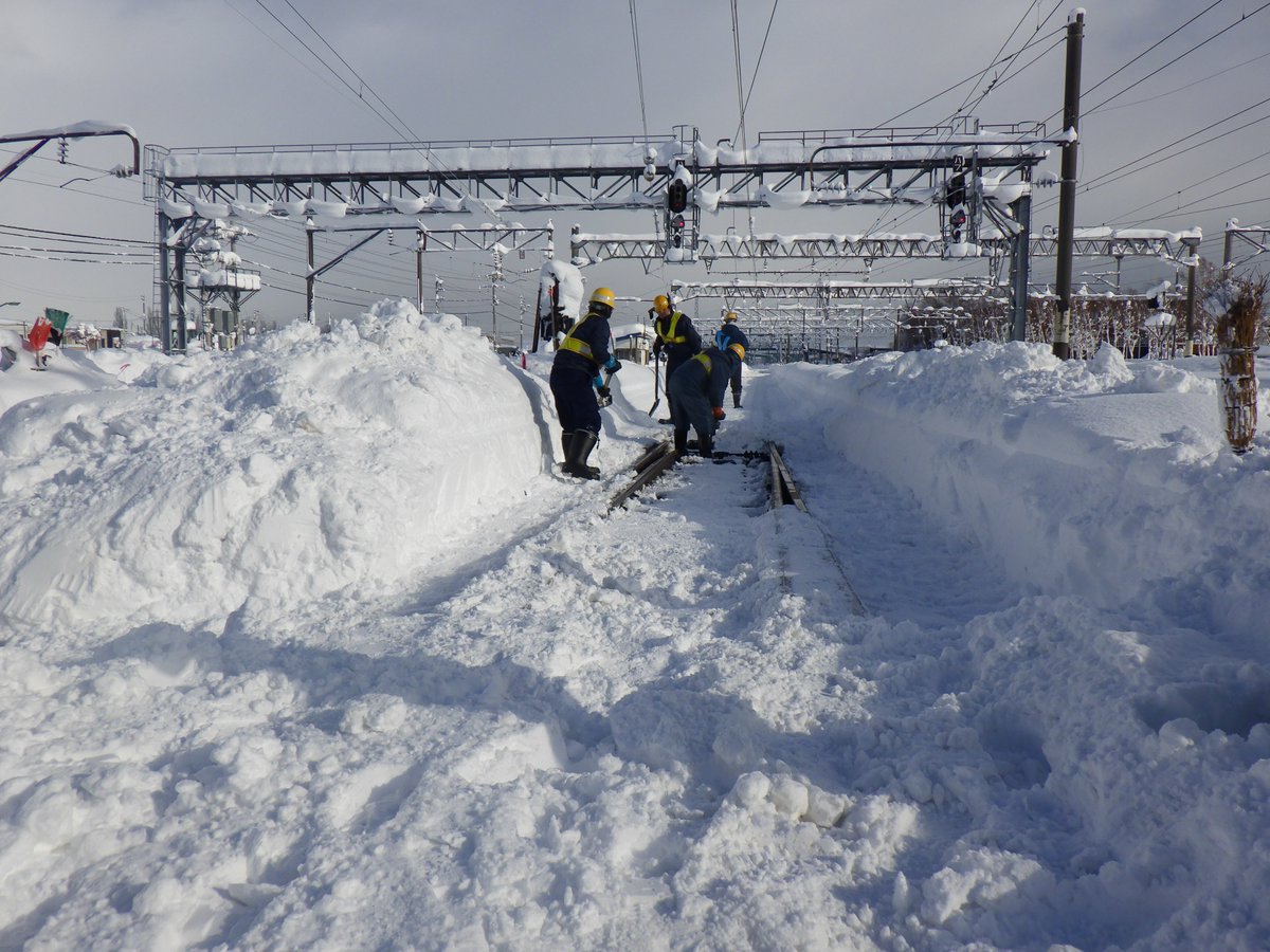 岩見沢方面への最終列車繰り上げについて】 本日、岩見沢方面大雪の