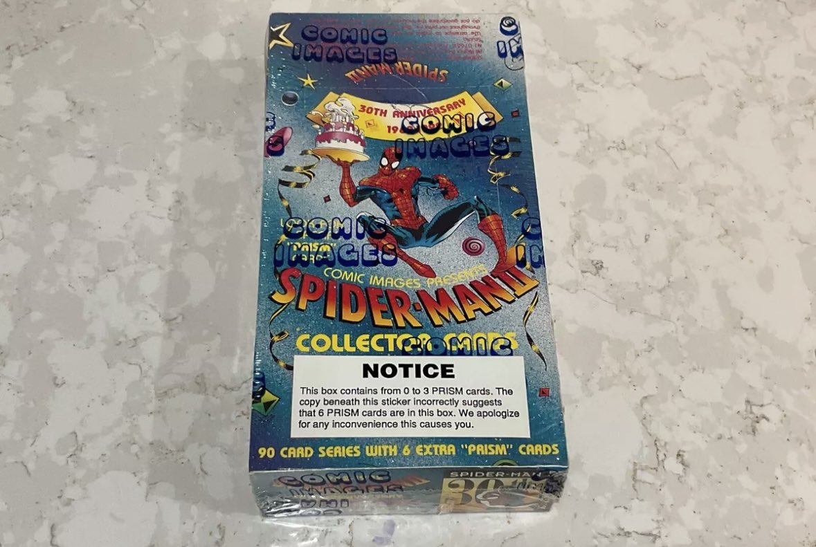 rockefellerdrmz's tweet photo. Spider-Man II 30 year anniversary sealed trading cards $100 shipped 

2 available https://t.co/sNbKkdx1GQ