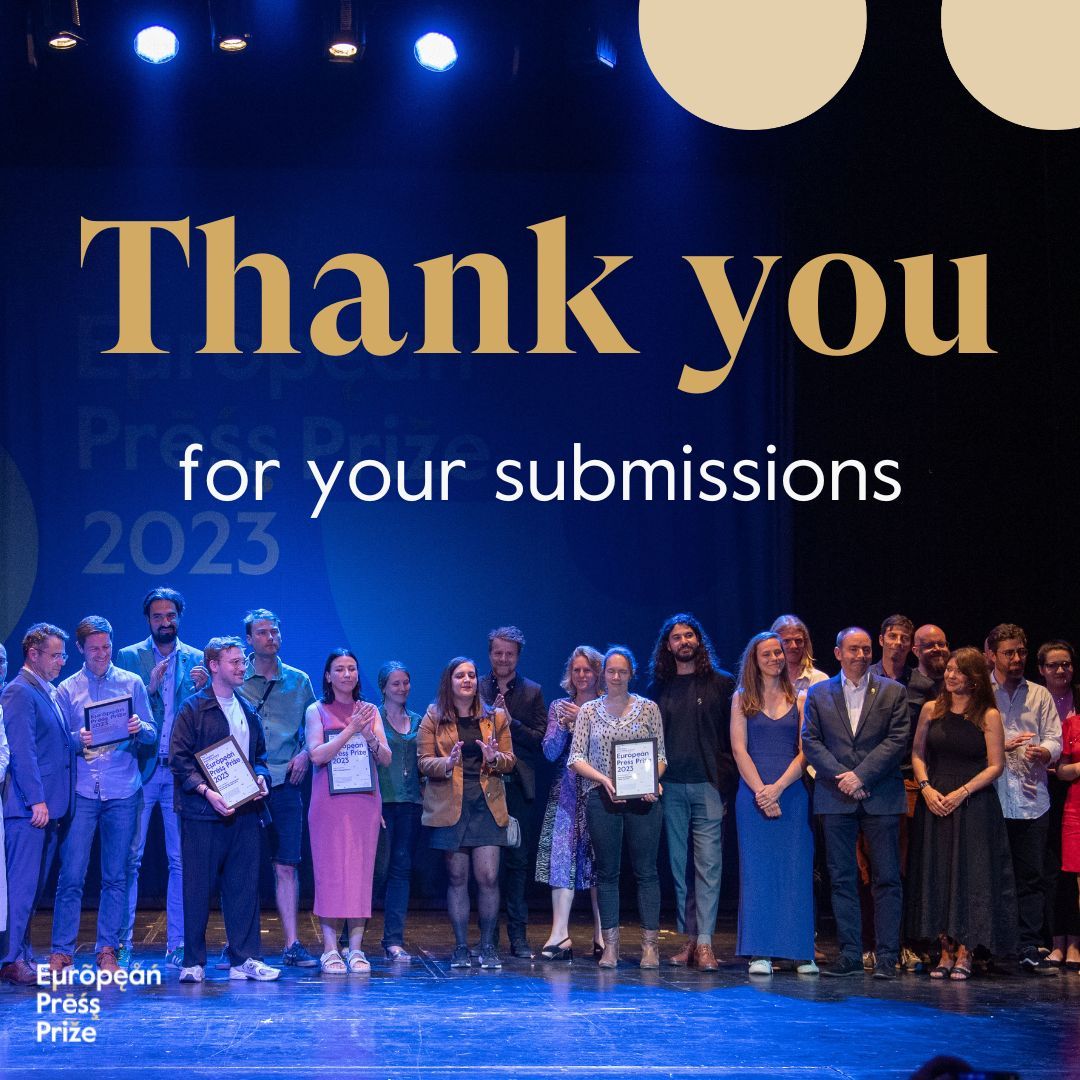 Thank you all for entering work for the 2025 European Press Prize! 🙏🏼 

We cannot wait for our judging procedure to start in January, with the first rounds of our Preparatory Committee meetings. 💃