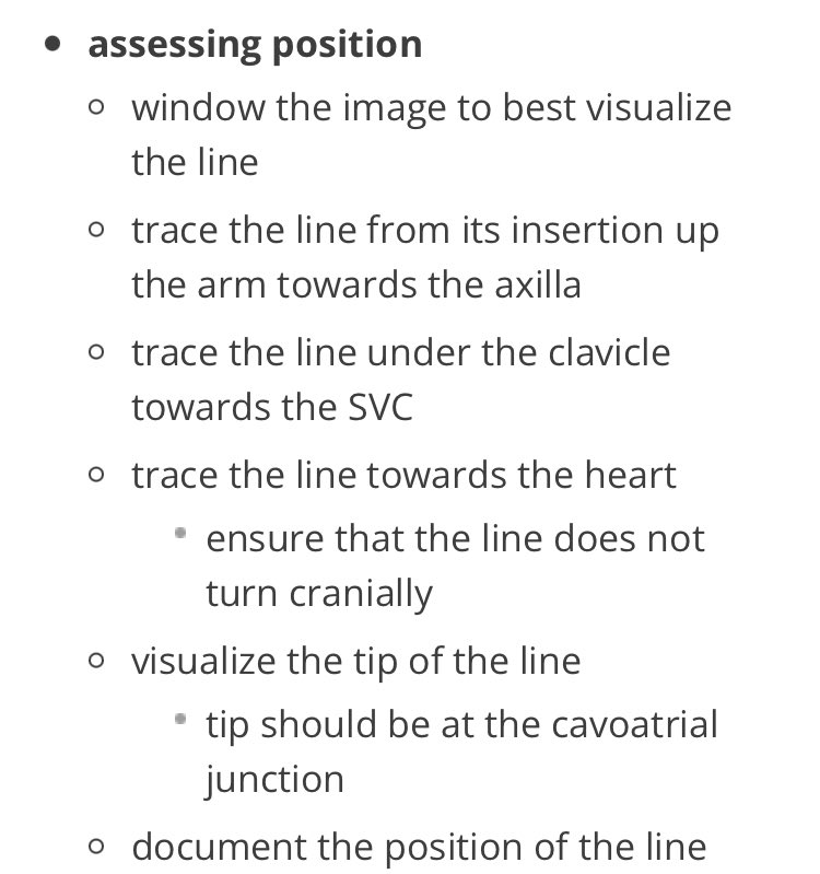 abouabdrahman0's tweet photo. PICC Line Insertion: Comprehensive Review for Hematology

1️⃣ Indications for PICC Lines in Hematology
•Chemotherapy Requiring PICC:
•Vesicant drugs: Anthracyclines (e.g., Doxorubicin, Daunorubicin), Vincristine, Cisplatin.
•Irritants: Hypertonic saline, parenteral nutrition, amphotericin B.
•Continuous infusions: Cytarabine, Etoposide, Methotrexate (high-dose regimens).
•Prolonged treatment: Consolidation/maintenance phases requiring repeated cycles.
•Stem Cell Transplant: Conditioning regimens (e.g., Busulfan, Fludarabine).
•High-flow drugs: Antibiotics (e.g., Vancomycin), antifungals, or supportive care agents.

2️⃣ Complications

Early Complications:
•Insertion-related:
•Hematoma, arterial puncture, or catheter malposition.
•Pain or swelling at the insertion site.
•Pneumothorax: Rare in PICC lines, but can occur if improperly positioned.

Late Complications:
•Thrombosis:
•Incidence higher in hematology patients due to hypercoagulability (e.g., in malignancies).
•Signs: Swelling of arm/neck, catheter dysfunction.
•Infection:
•Catheter-Related Bloodstream Infections (CRBSI):
•Most common pathogens: Coagulase-negative Staphylococcus, Gram-negatives.
•Risk increases with prolonged use or inadequate hygiene.
•Catheter Occlusion:
•Caused by clots, drug precipitates, or fibrin sheath formation.
•Malposition/Migration:
•Tip migration can lead to dysfunction or arrhythmias.

3️⃣ Precautions
•Before Insertion:
•Thrombocytopenia: Ensure platelets >50,000/mm³; transfuse if needed.
•Neutropenia: High infection risk; strict aseptic technique.
•Anticoagulation: For patients on anticoagulants (e.g., due to VTE), assess bleeding risk.
•Allergy: Check for allergies to catheter materials (e.g., latex).
•During Insertion:
•Aseptic Technique: Follow sterile barrier precautions (gown, gloves, drapes).
•Imaging: Use ultrasound guidance for vessel identification.
•Tip Positioning: Confirm placement in the lower third of the SVC or cavoatrial junction via fluoroscopy or post-procedural chest X-ray.
•After Insertion:
•Securement: Use a stabilization device to prevent migration.
•Flush Protocol: Regular flushing with saline/heparin to maintain patency.
•Dressing: Transparent dressings; change weekly or when soiled.

4️⃣ Practical Positioning Tips
•Vessel Selection:
•Basilic vein: Preferred due to larger diameter and straight course.
•Cephalic vein: Secondary choice; smaller and more tortuous.
•Optimal Tip Position:
•Verify at the cavoatrial junction (CAJ) to avoid arrhythmias or venous thrombosis.
•Avoid placement in the right atrium (risk of perforation).
•Arm Positioning During Insertion:
•Supine position with the arm abducted at a 90-degree angle.

5️⃣ Exam-Wise High-Yield Tips
•Indications for PICC: Repeated IV access for chemotherapy, irritants, and vesicants.
•Key Complications: Thrombosis, infection, and catheter malposition.
•Thrombosis Prevention: Use prophylactic anticoagulation in high-risk patients when indicated.
•Infection Prevention: Strict sterile protocols during insertion and dressing changes.
•Tip Confirmation: Ensure CAJ positioning using imaging techniques (X-ray or fluoroscopy).

Mnemonic for PICC Safety: “PICC SAFE”
•P: Position confirmed at CAJ.
•I: Infection control (sterile technique).
•C: Clot prevention (flush protocols).
•C: Chemotherapy compatibility.
•S: Secure the catheter.
•A: Assess thrombosis signs (arm swelling).
•F: Flush routinely.
•E: Educate patients on catheter care.

#HemeOnc #PICCLine #ChemoSafety #Complications