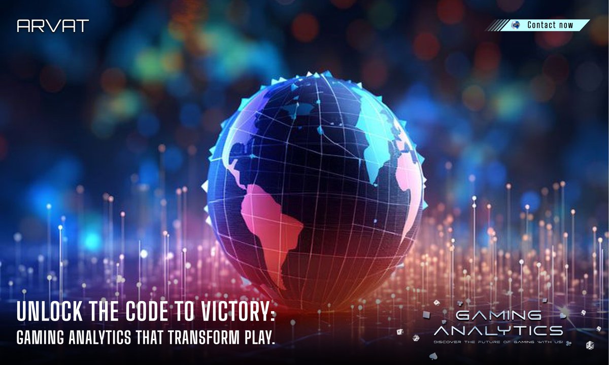 TechArvat's tweet image. Unlock the Code to Victory with ArvatTech! Leverage advanced analytics and cutting-edge solutions to stay ahead in the game. 
#CodeToVictory #GamingAnalytics #Innovation #ArvatTech
