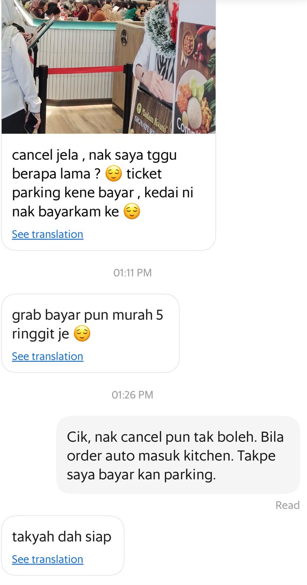 What’s this behaviour ya <a href="/GrabMY/">Grab Malaysia</a>? 

Merentan dekat customer macam ni. Kalau cakap elok2 nak tips pun takpe haih.