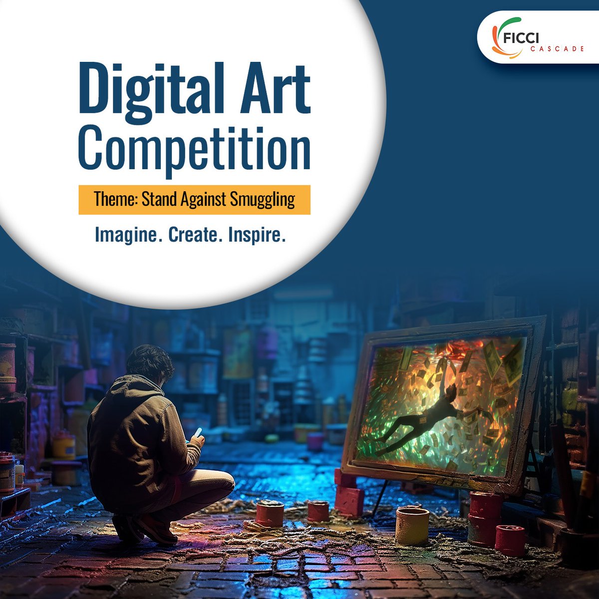 Cascadeglobal's tweet photo. Art has the power to inform and inspire. Use it wisely!
Email your submissions to cascade@ficci.com.
#AntiSmugglingDay24 #BeACASCADER https://t.co/I0u39OsTlZ