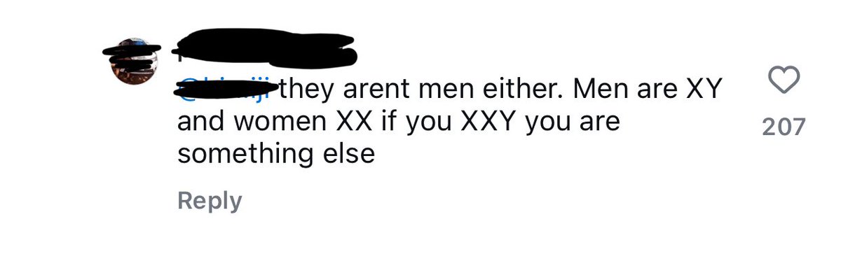 I hate these people so much it’s not even funny, casually telling a group of millions of men they aren’t men anymore
