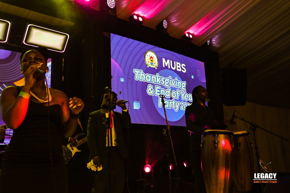 LegacyPro256's tweet image. Makerere Business School’s Thanksgiving Party was nothing short of spectacular.
✨ Vibrant lights.
🎶 Crystal-clear sound.
🎥 Visuals that captured every moment.
Here’s to closing 2024 in style and stepping into 2025 with even more to celebrate! 🥂
#LegacyProductions #MUBS2024
