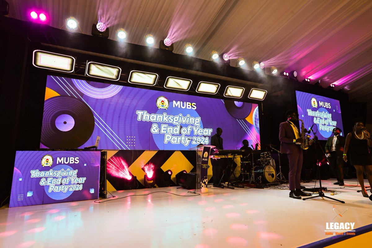 LegacyPro256's tweet image. Makerere Business School’s Thanksgiving Party was nothing short of spectacular.
✨ Vibrant lights.
🎶 Crystal-clear sound.
🎥 Visuals that captured every moment.
Here’s to closing 2024 in style and stepping into 2025 with even more to celebrate! 🥂
#LegacyProductions #MUBS2024
