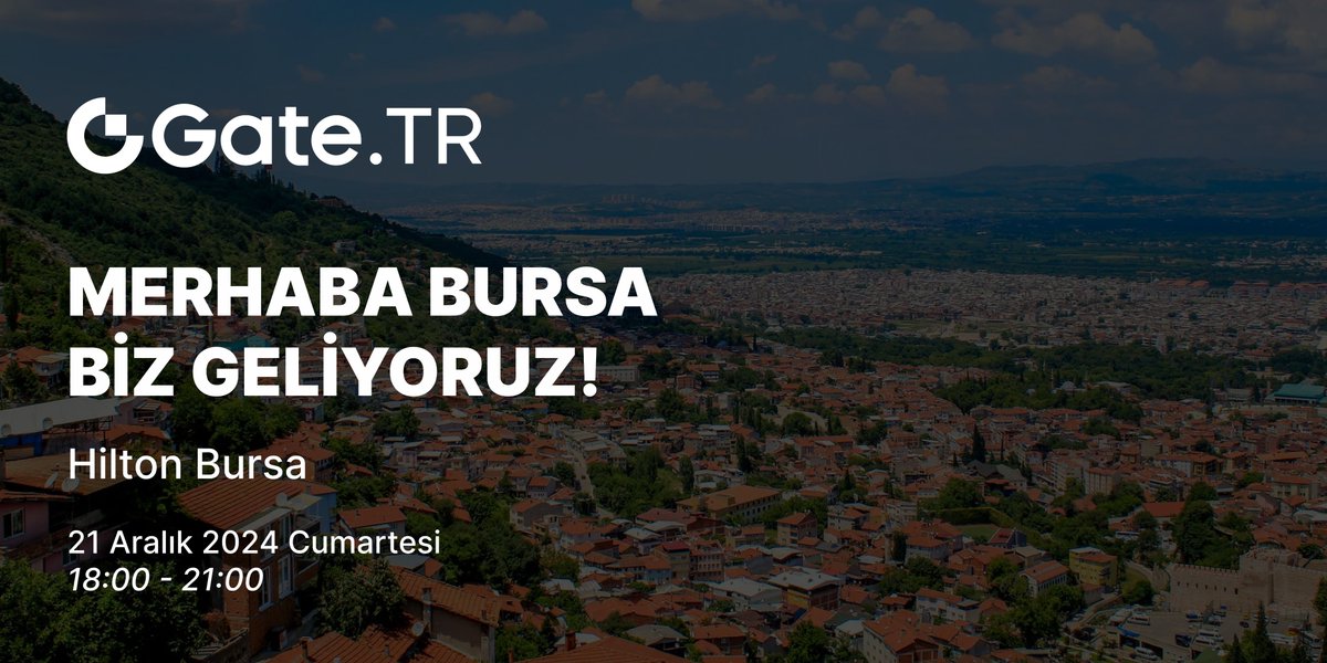 📍 Kripto Turumuzun Yeni ve Son Durağı: Bursa! 😌

Bursa'daki kripto topluluğu bu etkinlikte bir araya geliyor. Bu etkinliğimizde 2025'te Türk #kripto topluluğunu nelerin beklediğini tartışacağız. ✍🏻

Keyifli bir ortamda harika sohbetler ve hediyeler için bu etkinliği kaçırma! ☝🏻