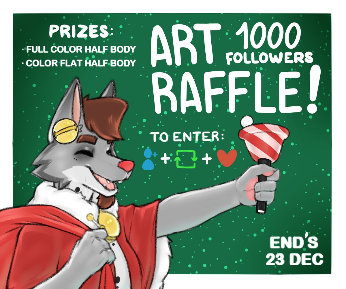 Sorry for the delay hehe
Thanks for the 1k and the great support guys

RULES:
-Follow
-Like
-Retweet
-Post your OC reference

2 winners:
🥇Full color HB
🥈Color flat HB

Good luck