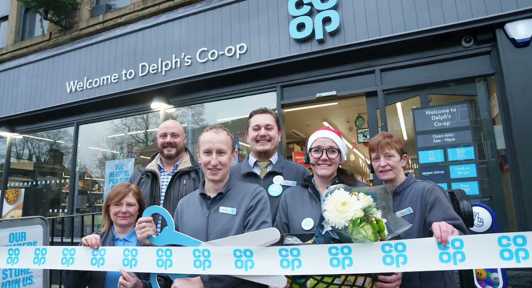 GLOBALSNNEWS's tweet photo. Delph Co-op Reopen: Six-Week Makeover Brings New Life https://t.co/tpK7sR6FJ8 https://t.co/Q8b2hh3MXe