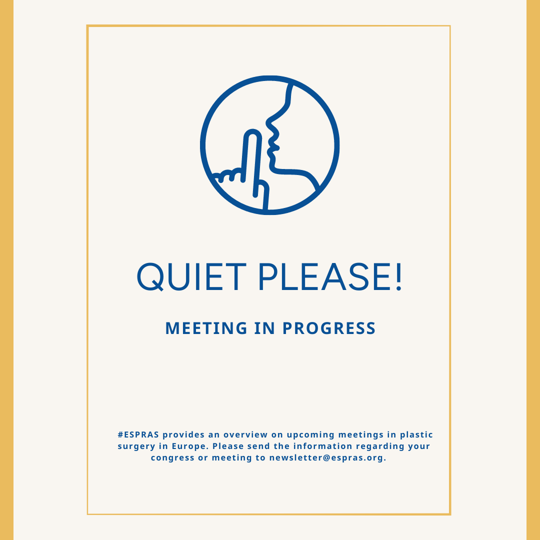 ESPRAS_Europe's tweet photo. ESPRAS provides an overview on upcoming meetings in plastic surgery in Europe. Please send the information regarding your congress or meeting to newsletter@espras.org. 
#ESPRAS #PlasticSurgery #PlasticSurgeons #StrongerTogether https://t.co/QJlKZrZOPb