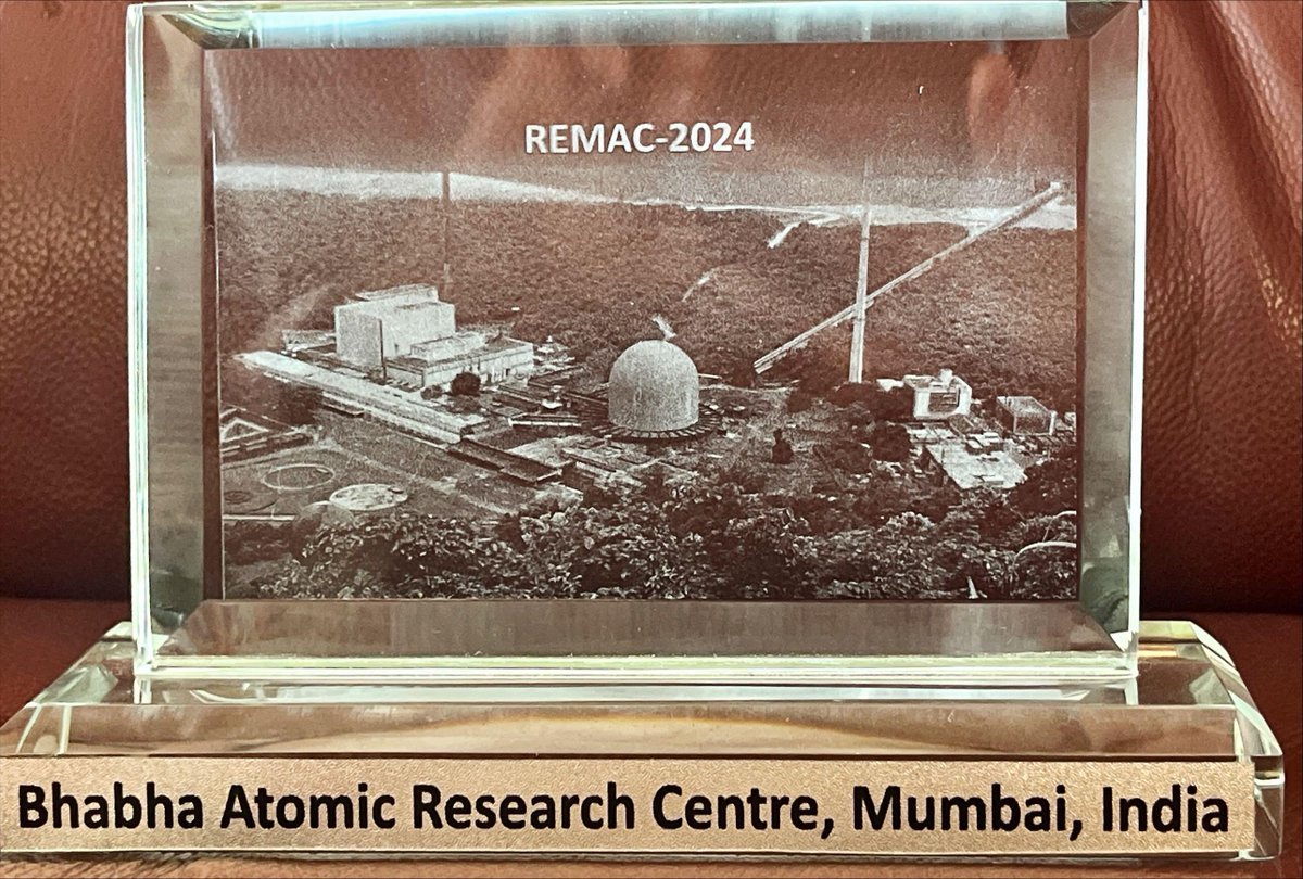 epilco_itd's tweet photo. BARC has given Appreciation Certificate and Memento for #REPM Plant, Vizag during Theme Meeting #REMAC-2024 Seminar at Anushakti Nagar, Trombay.
@MHI_GoI
#REPM https://t.co/kgTRsiWLni
