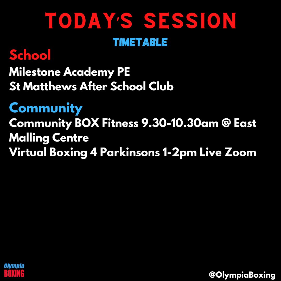 Today's Sessions 🥊
#boxinginschools #doorstepspor