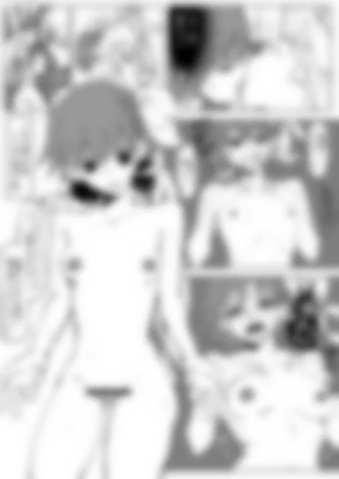 pixivリクエストで描きました。BBを吸収して急成長する爆乳筋肉娘カズラドロップです。1枚目は規制(モザイク)しています。 