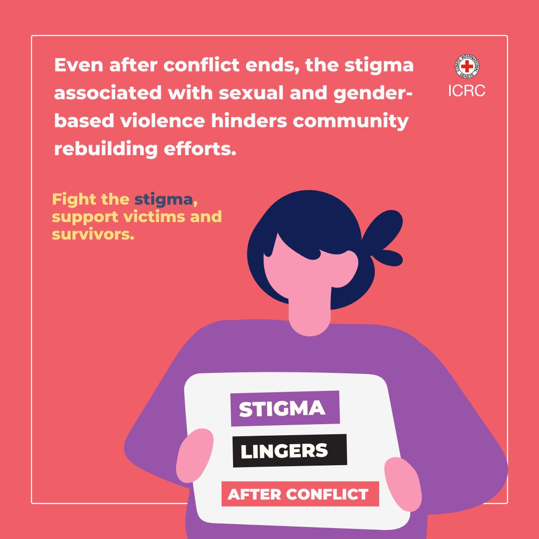 ICRC's tweet photo. It doesn’t matter what you’re wearing.
It doesn’t matter what your gender is.
It doesn’t matter what side of the conflict you’re on.
It doesn’t matter who your family is.
It doesn’t matter if you’re a soldier or a civilian.

Sexual violence is a crime. https://t.co/IIJ3g9tZVH