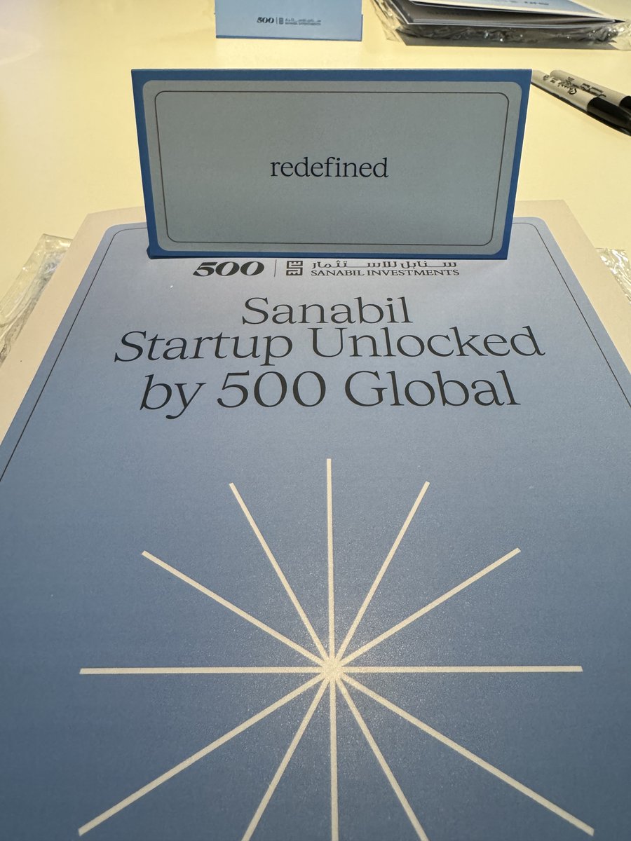 redefined_app's tweet photo. 🚀 Startup Accelerator by @500GlobalVC & Sanabil Investments 🇸🇦 ✅

Thrilled and honored to have been handpicked for this incredible program. Beyond gaining valuable insights, we’re now part of the investment ecosystems of two of the world’s and MENA’s largest investors. 🌍

The future is brighter than ever! ☀️✨

#Redefined #Crypto #MENA #DeFi