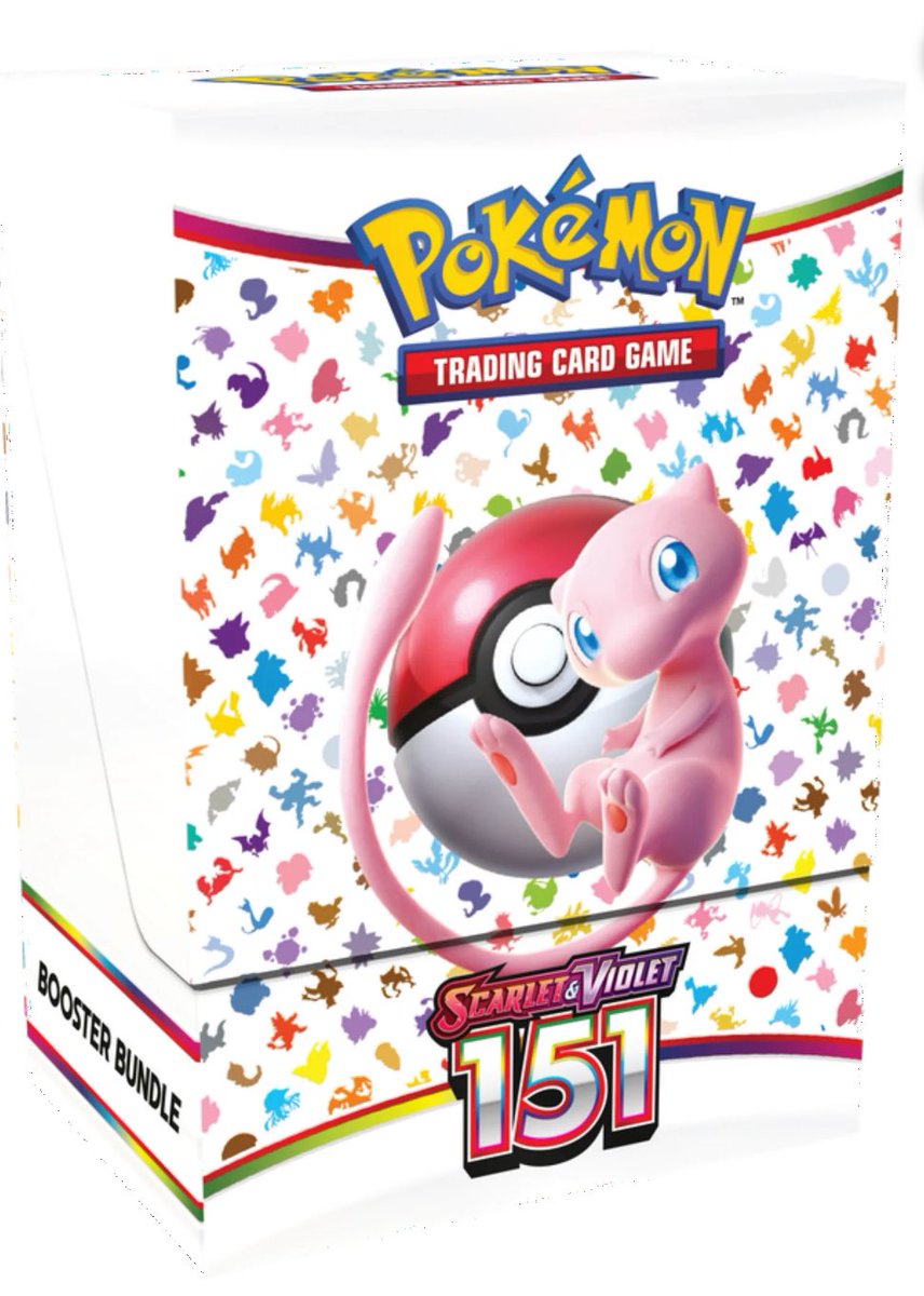 Pokemon 151 Booster Bundle giveaway✨ 

To celebrate the launch of this page, we’re giving away Pokemon 151 booster packs  

There will be 6 winners each winning a Pokemon 151 Booster pack each! 

✅ like, retweet, and comment your favorite pokemon below.

✅ Follow this page!