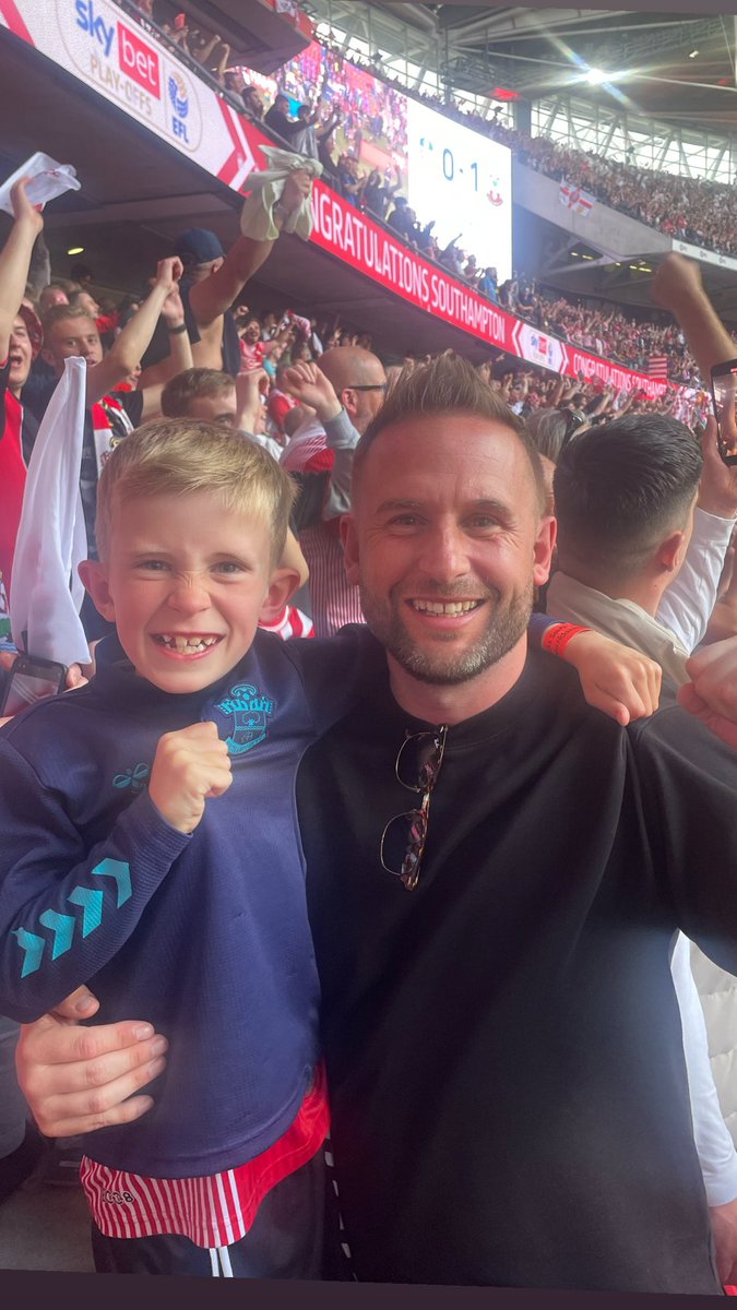 Gutted it ended like this I really wanted it to work for Russell, thanks for giving me that day with my son, he will remember it forever, good luck for the future #SaintsFC