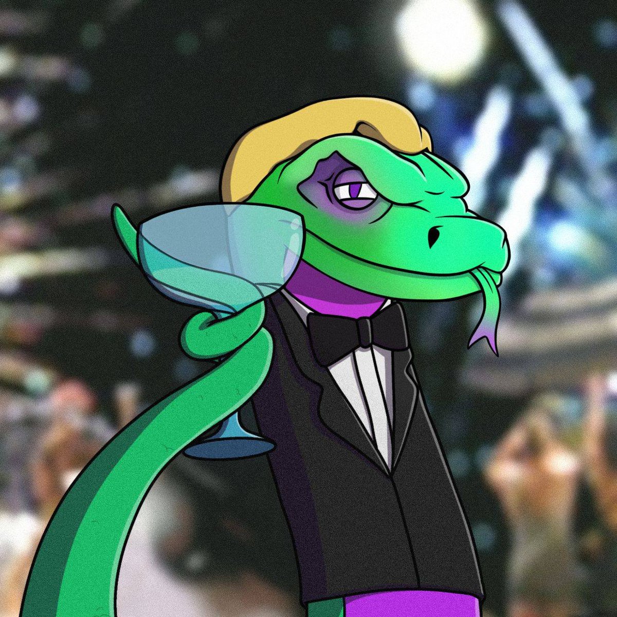 SnakeOfSolana's tweet photo. A toast to all the $HISS chads 🐍 https://t.co/lUAWrnc2mW
