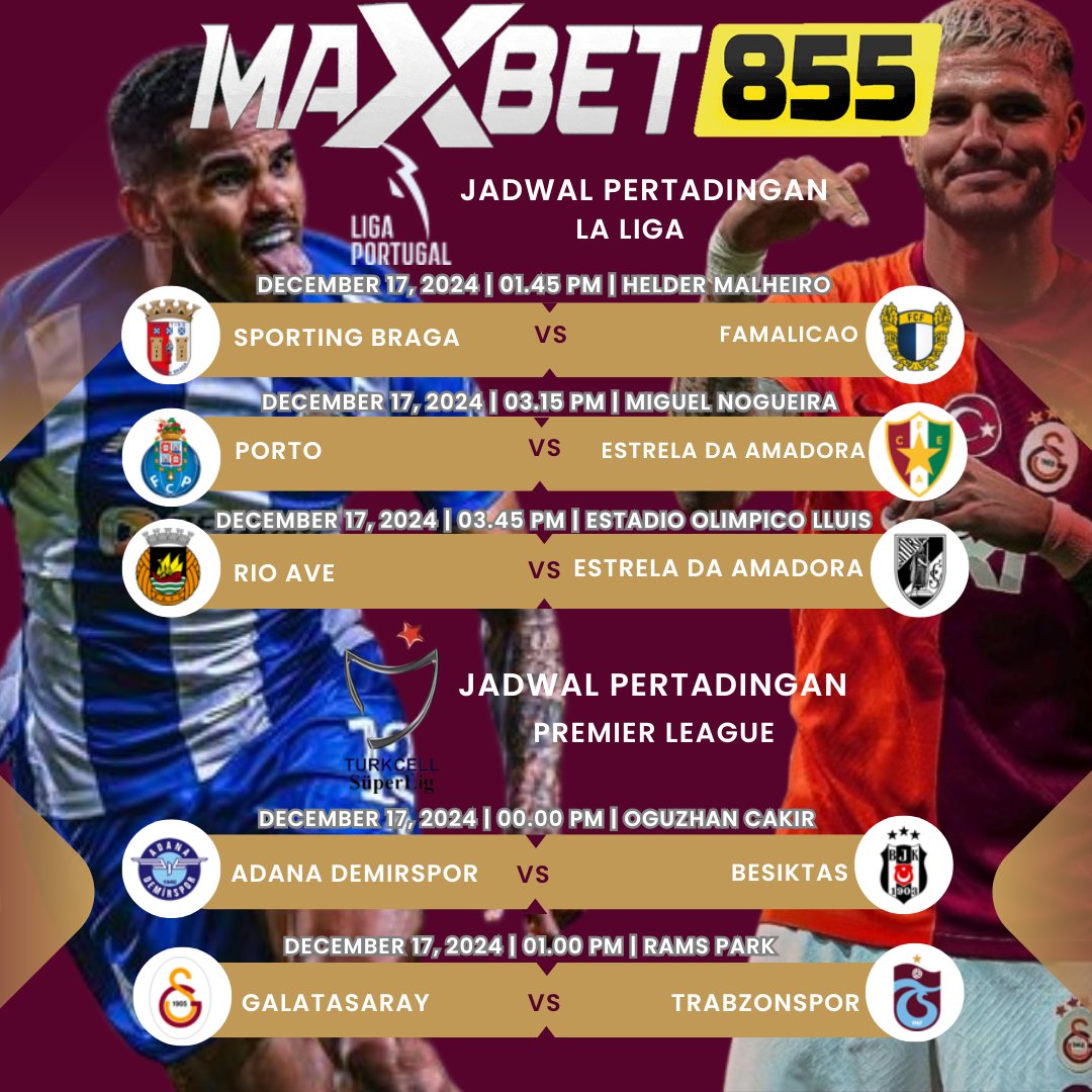 sifatariah's tweet photo. 🔥REFERENSI JADWAL TEAM SEPAK BOLA YANG BERTANDING MALAM INI🔥
🔥BISA LANGSUNG SASIKAN PERTANDING MAXBET855🔥
 #carti #samhowell #packers #klay #baddiesmidwest #yellowstonetv #monalisa #hazuki #weeknd #joshallen #bills #semuaorang #semuasorotan #maxbet855 https://t.co/kaKND4ZCJS