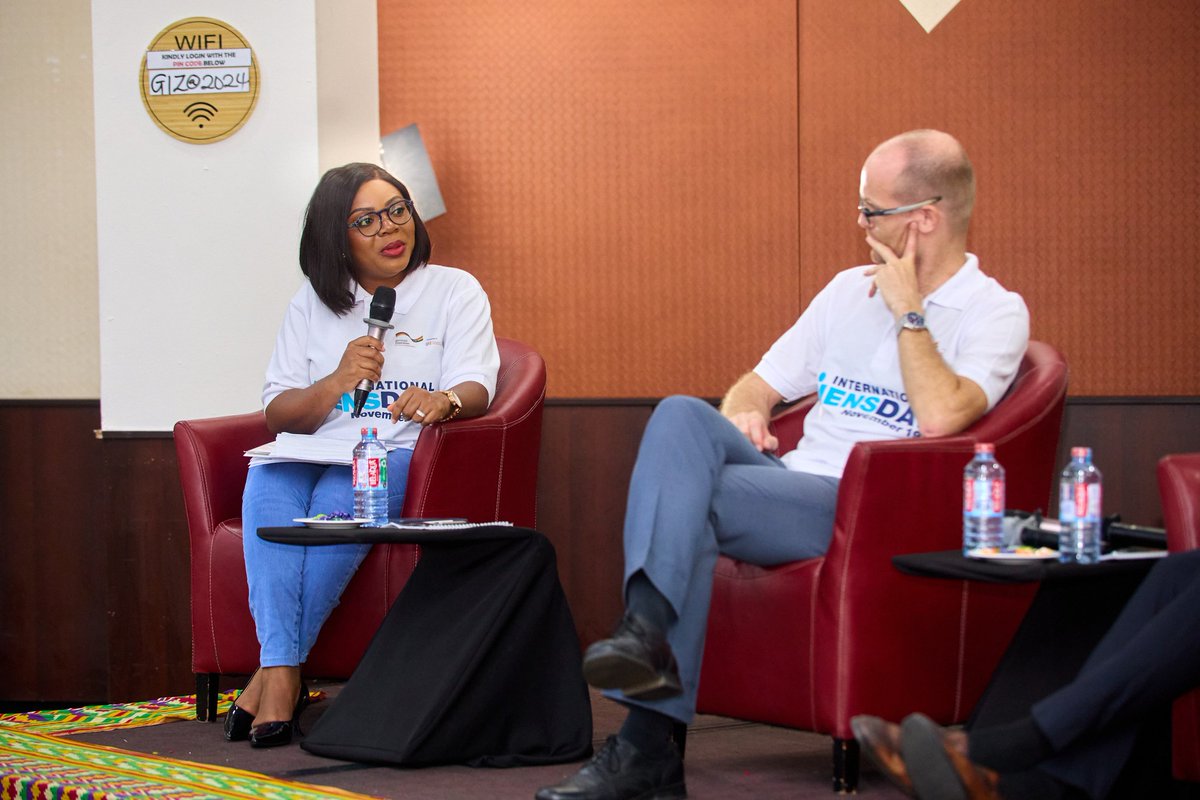 w_laryea's tweet photo. Last month, I had the honour of moderating the @giz_ghana International Men’s Day Symposium 2024. It was a powerful reminder of the importance of supporting men's well-being.

Thank you @giz_ghana for the opportunity  
#internationalmensday #mentalhealthmatters
#giz https://t.co/SIIAcg7Pfr