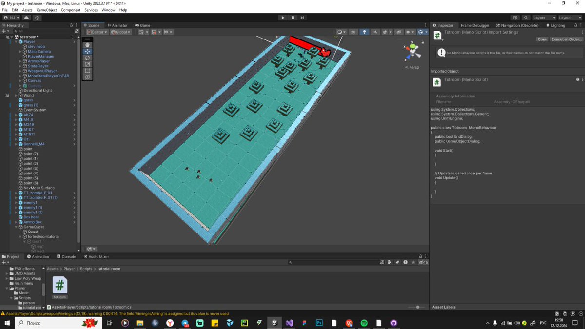 nicitca777's tweet image. Начал делать тестовую комнату

#unity #gamedev #gamedevelop #3dgame #indi