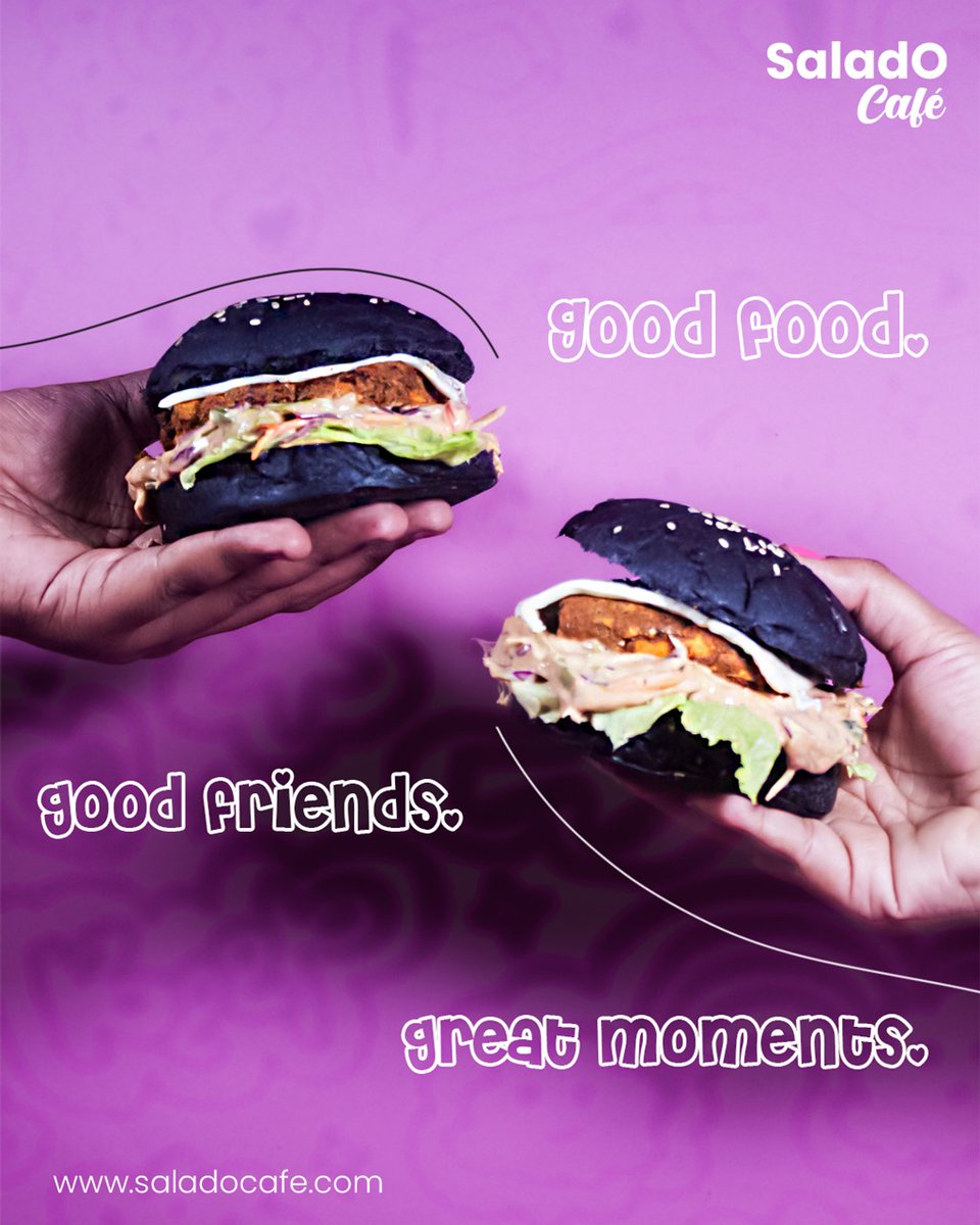 saladocafe_in's tweet photo. Good food, good friends, great moments. 🍔💜
Because the best bites are shared with the best people. https://t.co/PBTSIbpiOF