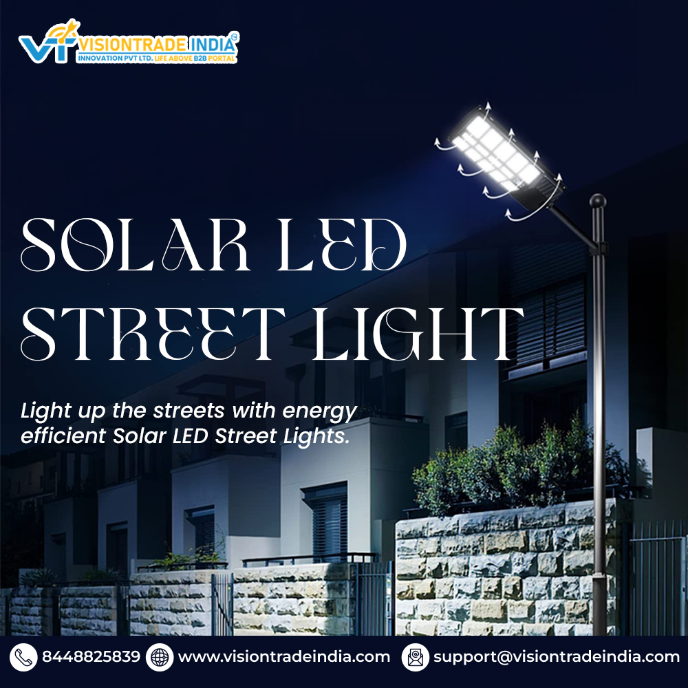 VisionTradeInd1's tweet image. Get highly-engineered Solar LED Street Lights for maximum brightness and sustainable lighting solution.
#LEDStreetLights #SolarStreetLightsWholesale #SolarLEDStreetLights #OutdoorLighting #WholesalePrices #WholesaleDeals #BulkOrders #VTI #B2BPortal #lifeaboveb2bportal
