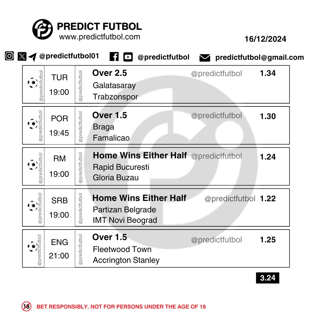 predictfutbol01's tweet photo. 3.24 Odds ✅
PARIPESA Booking Code 👉 NV4K4

Join our telegram channels for daily predictions 
Channel I 👉 https://t.co/rqCqHYahMf
Channel II 👉 https://t.co/8YNvS0vL71

Visit our website https://t.co/yMDFYGk7xY for more free predictions everyday https://t.co/oByqo0V00N