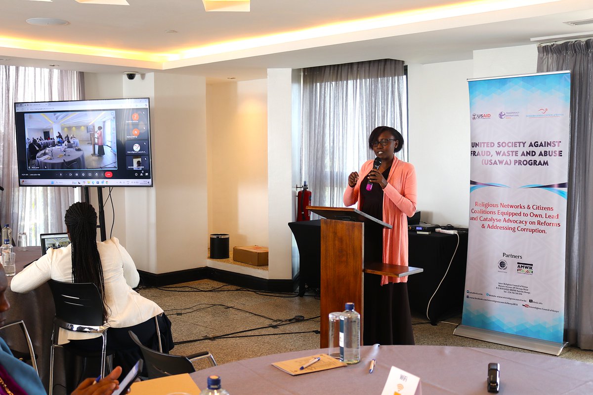 <a href="/USAIDKenya/">USAID Kenya</a> <a href="/TIKenya/">TI-Kenya</a> <a href="/MOH_Kenya/">Ministry of Health</a> <a href="/MombasaCountyKe/">Mombasa County</a> <a href="/Kakamega_037/">County Government of Kakamega</a> <a href="/isioloCounty011/">Isiolo County Government</a> <a href="/NakuruCountyGov/">Nakuru County Gov</a> @GDU_Kilifi <a href="/AMWIK/">Association of Media Women in Kenya</a> This <a href="/USAIDKenya/">USAID Kenya</a>  #USAWA Action Research report will address the role of Religious Leaders in calling out corruption &amp; how to use the data to create awareness and engage them to take more ownership among the community members. - Alice Njau, CoP #USAWA project.