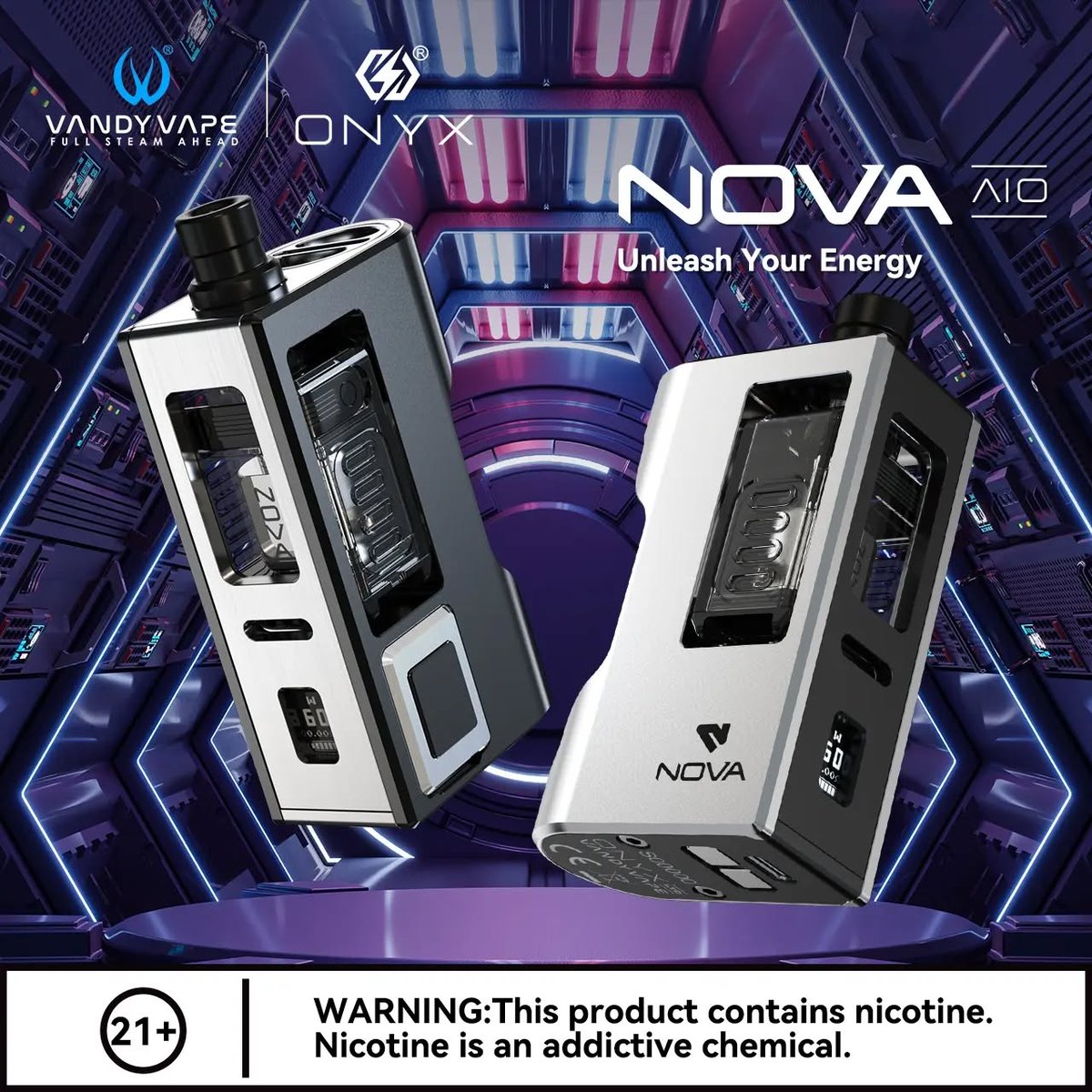 vandy vape nova aio Vandy Vape Nova AIO Kit Available for sale🔥👇 https://t.co/qoQ9TFVMV8 ⚠  Warning: The device is used with e-liquid which contains addictive chemical  nicotine. For Adult use only. #sourcemore #sourcemoreofficial #Vandyvape  #NovaAIO #vapetricks #instavape