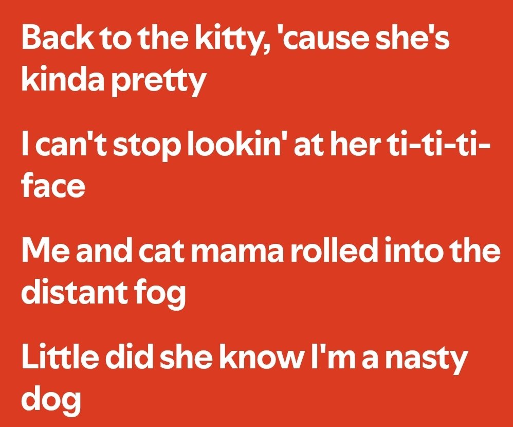 PinkandRedHood's tweet image. I have no shame