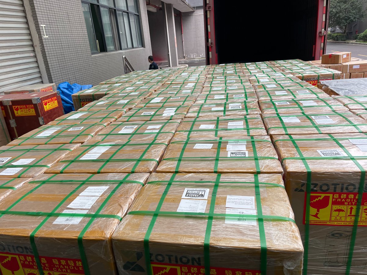 ThomasRan3's tweet photo. 60 pieces Zotion F2 sintering furnaces shipped
https://t.co/ZTPH7HIJXJ
#dental 
#cadcamdentistry #dentallabequipment #dentallabmachine #dentalmillingmachine #dentallab #Zotion #fresadoradental #t20zotion #sinteringoven #dentalsinteringfurnace #sinteringfurnace https://t.co/ZObh1W6NBk