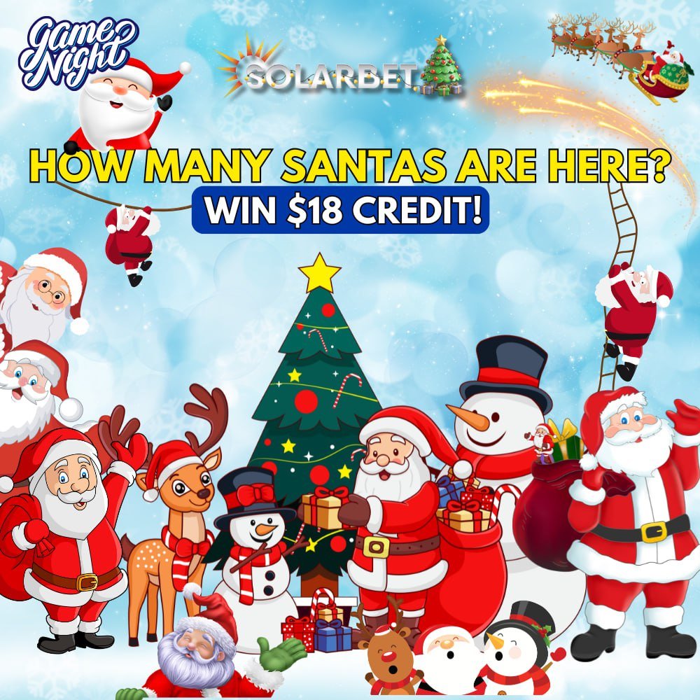 ScarletN7608's tweet photo. 🎄Game Night December: Round 3

🎅 How many Santas are here? Win $18 Credit, when you guess it right!

☎️ Contact our Live Chat Customer Service for assistance. https://t.co/9h2jlOp0Zf