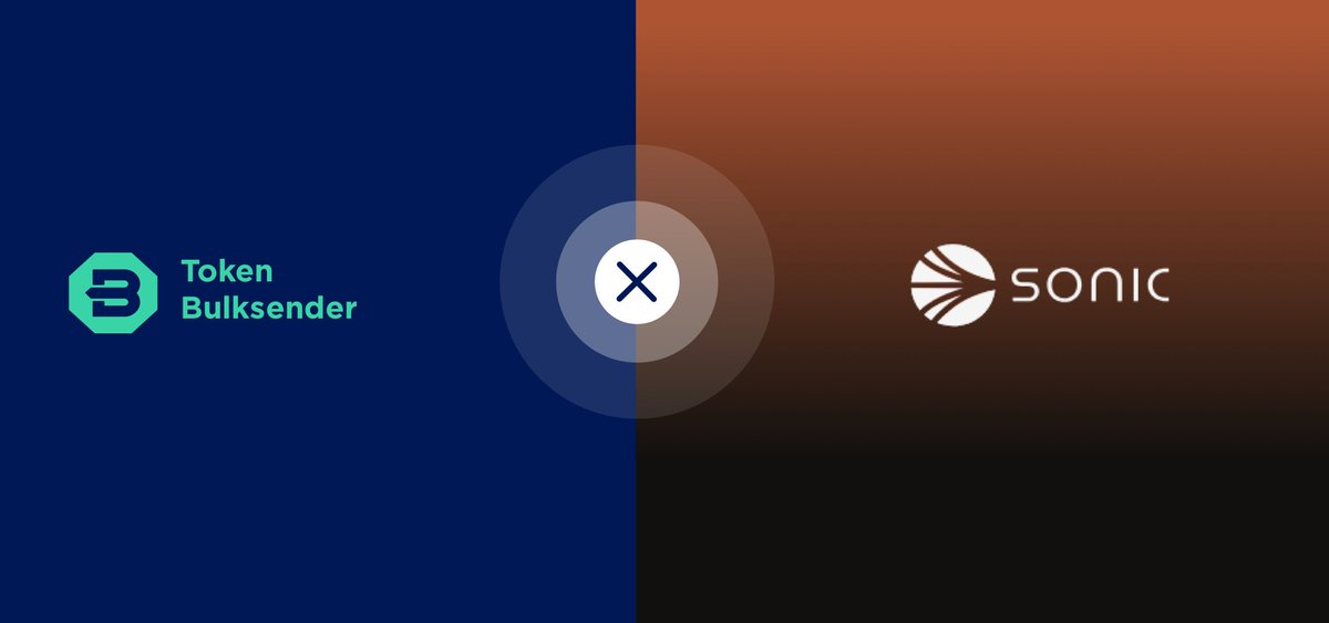 Bulksender is now live on Sonic Mainnet <a href="/0xSonicLabs/">Sonic Labs</a>🚀

You can now bulksend $S, ERC20 tokens and #NFTs to multiple addresses in one transaction with the lightning-fast, low-cost  blockchain experience.

#SONIC 

Check it out 👉 bulksender.app