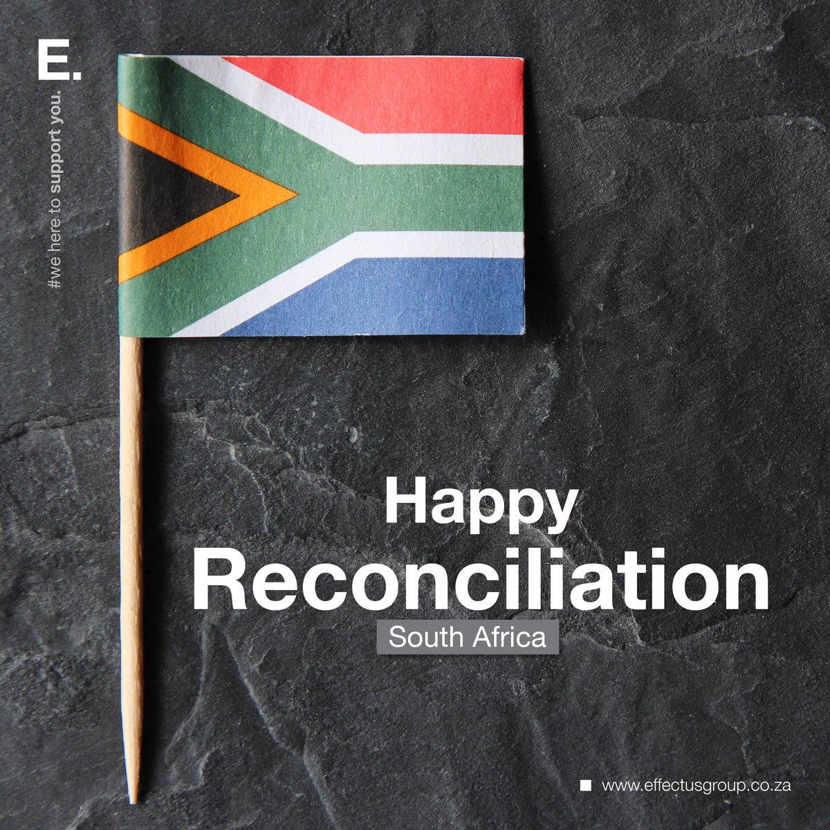 effectus_group's tweet photo. Reconciliation: A Journey of Unity

Today, we celebrate Reconciliation Day, a day to reflect on our past and embrace our diversity. Let's honour the progress we've made and strive for a future filled with harmony and understanding.

#ReconciliationDay #SouthAfrica #EffectusGroup https://t.co/QIjJcBYW94