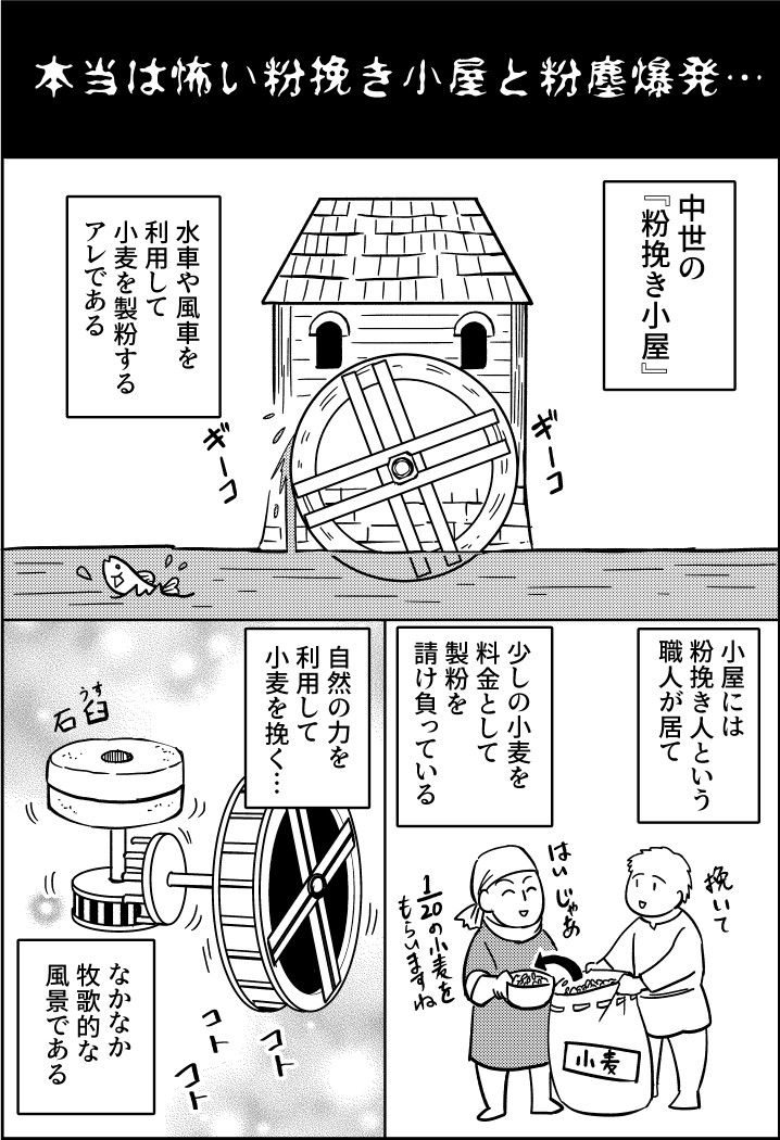 半分冗談だと思っていた粉塵爆発のお話。(再掲) 