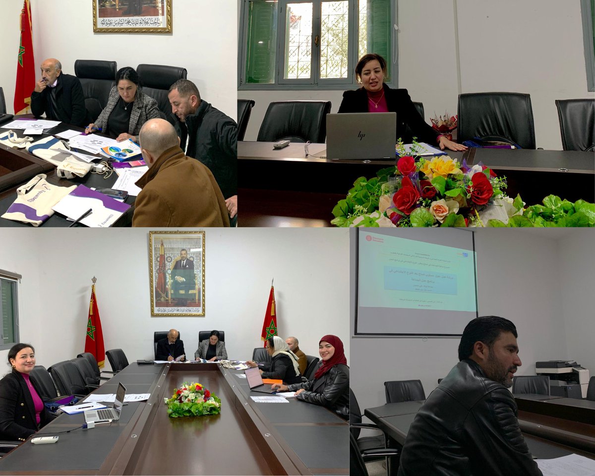 MarocImadel's tweet photo. 📝 #EqualMEDIII: première séance de travail le 12/12 avec l'équipe politico-technique de la commune Oulad Ali Mansour (Tetouan) presidée par une femme, Hikmat Akelaa, sur l'intégration de la perspective de genre et politiques d'égalité dans leur Plan d'Action Communale 2023-2028 https://t.co/sKRCEG09Xc
