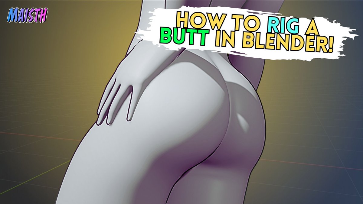DaMaisth's tweet photo. In this Blender Tutorial We'll see how to Rig a Butt for a Character in Blender.
Youtube Video
https://t.co/lPljNSxRqk
#3d #tutorial #youtube #blender #rigging #3dmodeling #blendertutorial #buttrig #rig #riggingtutorial #3dtutorial #femalecharacter #maisth https://t.co/m69kcoyjec