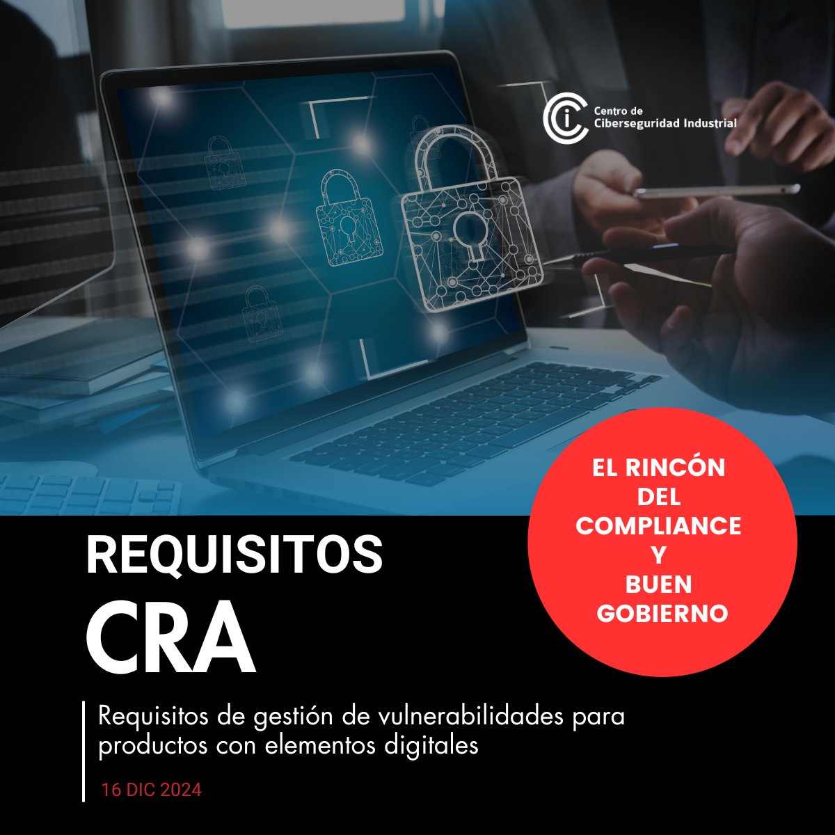 info_CCI's tweet photo. 📌El Rincón del Compliance y Buen Gobierno 📌

Cada semana, publicamos contenido esencial sobre compliance y buen gobierno, gracias a la colaboración con el experto, Juan Pulpillo. 

👉 Accede de forma gratuita al documento "Requisitos de gestión de vulnerabilidades para productos con elementos digitales CRA", disponible en la NGLibrary para todos los miembros del CCI.

En el documento se detallan aspectos como:

✅ Identificación y documentación de vulnerabilidades.
✅ Elaboración de una nomenclatura de materiales.
✅ Actualizaciones de seguridad rápidas y efectivas.
✅ Pruebas periódicas de seguridad.
✅ Políticas de divulgación coordinada.
✅ Mecanismos seguros para la distribución de actualizaciones.

📥 Descárgalo aquí: https://t.co/5uBqtCyP0Q

No te quedes atrás con la regulación🚀

 #Compliance #BuenGobierno #CiberseguridadIndustrial #CRA #CCI