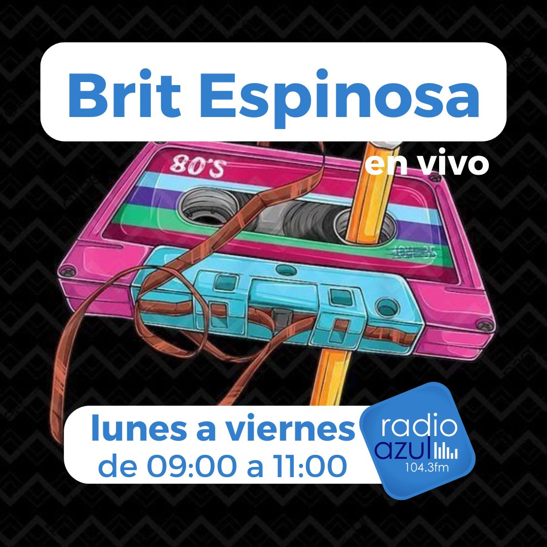 okeymusiccl's tweet photo. Una buena semana comienza con la mejor música. Escuchas #RadioAzul, 
#EstaciónRetro

📻💙☀️ https://t.co/iR6kjUMkV5