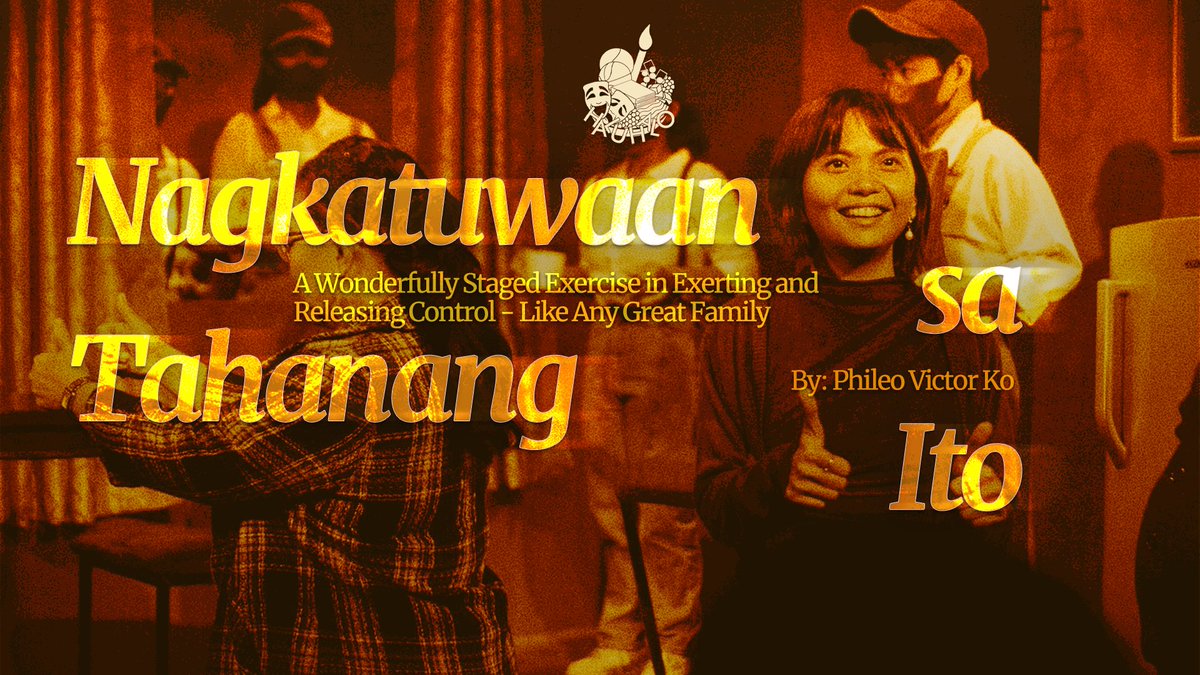 sinegangdotph's tweet image. Mad Child Productions’ ‘Nagkatuwaan Sa Tahanang Ito’ raises thorny questions and feelings about family.  #MCPTahanan #MCP2024 

Read Phileo&apos;s Haluhalo review: sinegang.ph/haluhalo/revie…  

Pubmat by: Abigail Manaluz
