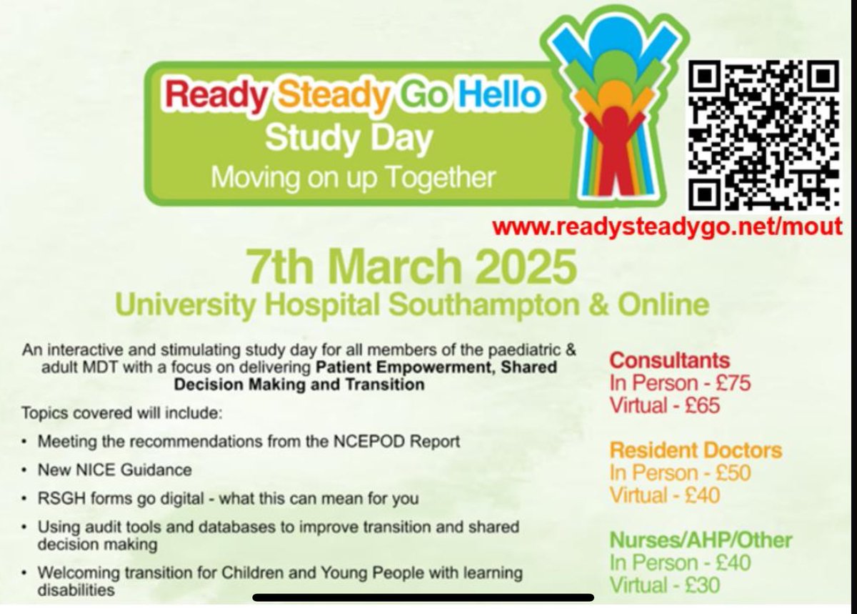 🌟 Kath Evans RGN RSCN 💙💛 (@kathevans2) on Twitter photo An exciting study day lined up by fabulous <a href="/arvnagra/">dr arv nagra</a> and team!
Healthcare transition
Moving on up! 💫
👇🏼 An exciting study day lined up by fabulous <a href="/arvnagra/">dr arv nagra</a> and team!
Healthcare transition
Moving on up! 💫
👇🏼