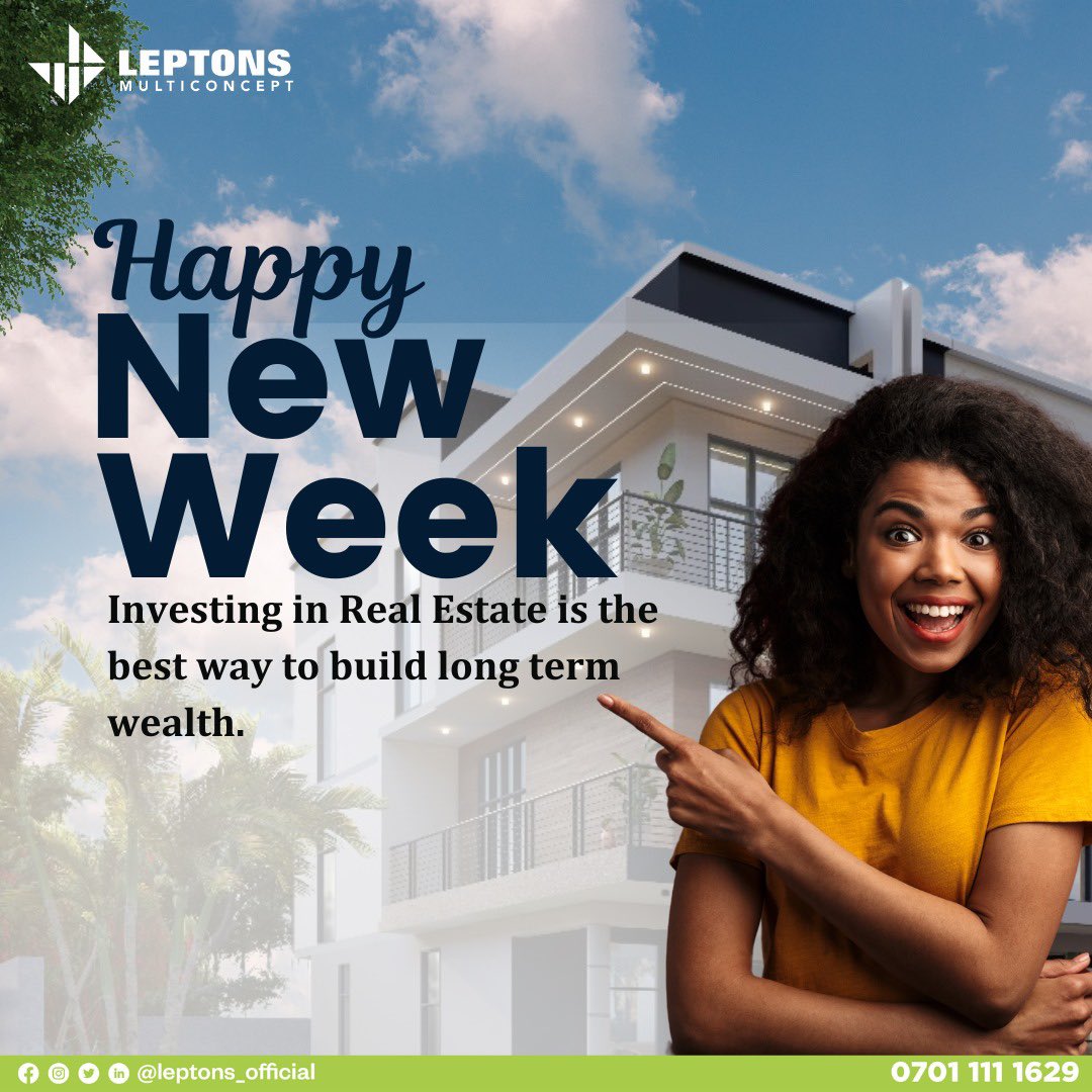 leptonsofficial's tweet photo. New Week, New Opportunities!    

Investing in real estate is not just about owning property—it's about securing a future of long-term wealth.

Let Leptons Multiconcept guide you towards your dream investment this week! 

📞 Call us today: 0701 111 1629
DM us to learn more! https://t.co/yFyOs3SahX