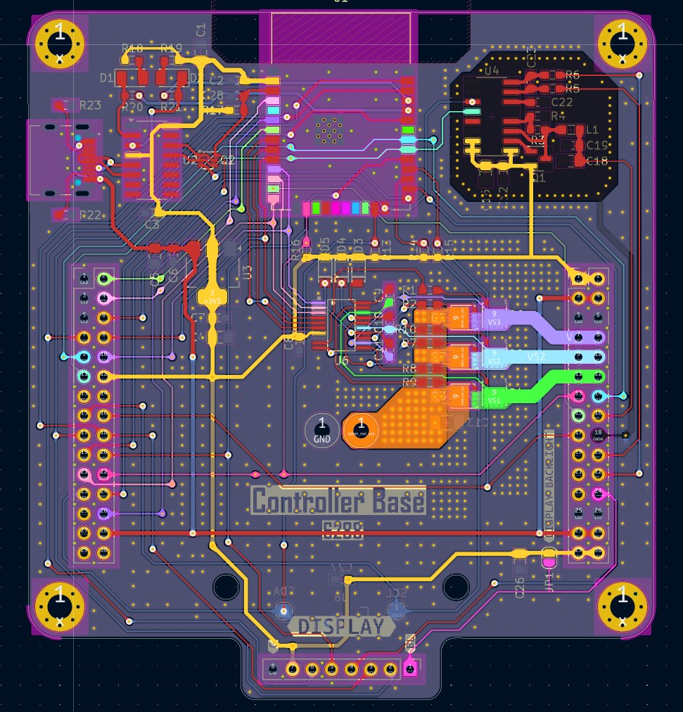 kokensha_tech's tweet image. Designing another BLDC driver board, should work!  #bldc #simplefoc #esp32 #smartknob #kicad