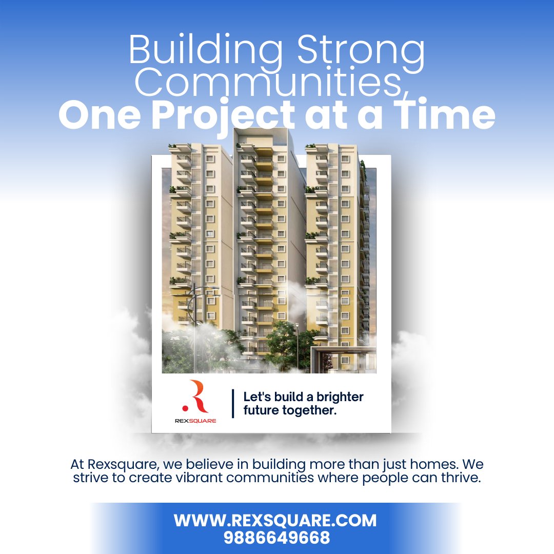 rexsquare's tweet photo. Building strong communities, one project at a time. 🏗️
Let's build a brighter future together.

https://t.co/Capd8cQGnY

#CommunityFirst #RealEstate #RealEstateDeveloper #CommunityDevelopment #SocialImpact  #CommunityEvents #LocalInitiatives #RealEstateMarketing #Rexsquare https://t.co/Rxaqo6PVkr