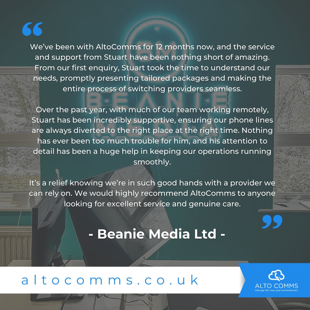 Alto Comms tweet media